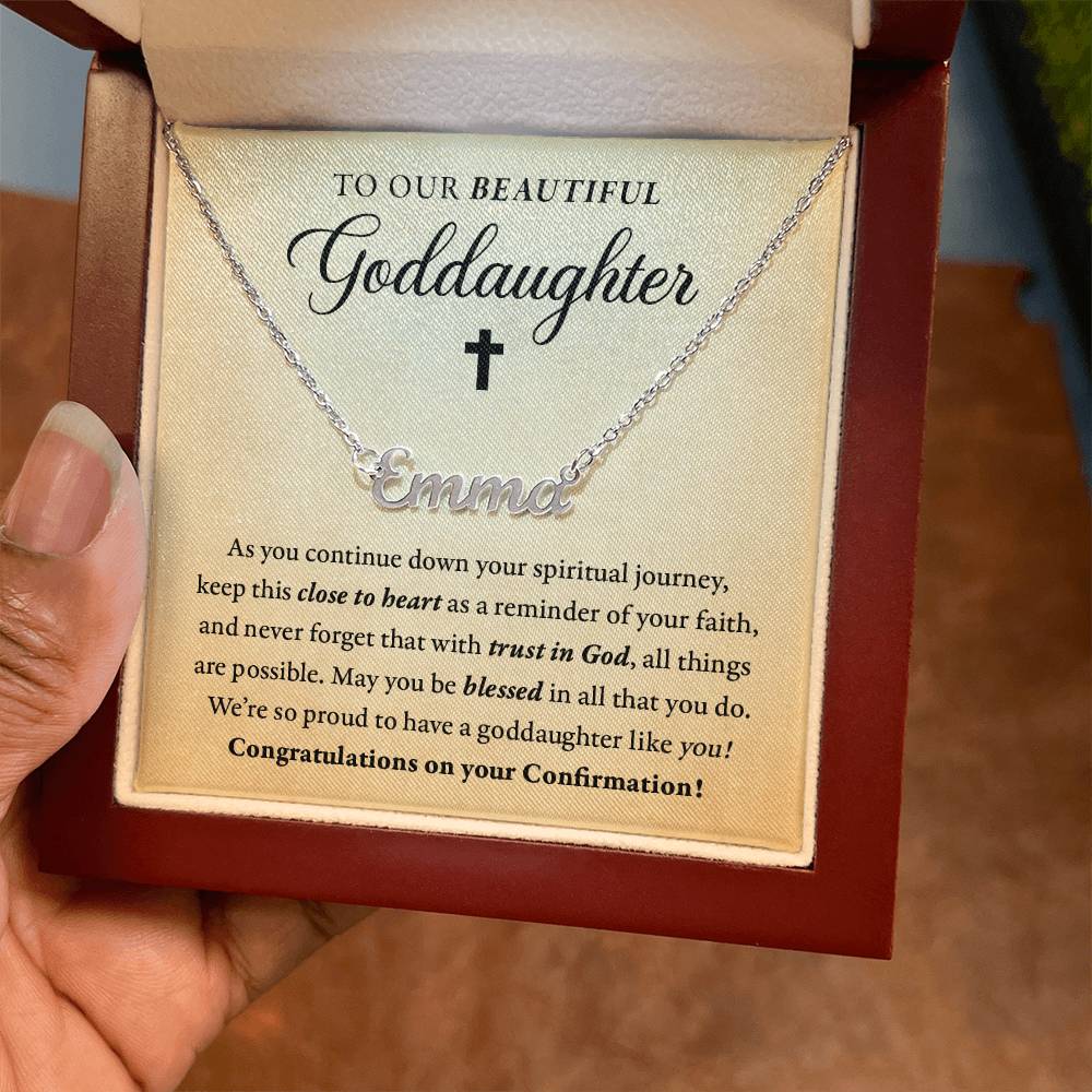 Religious - Confirmation - Blessed in all you do - Our goddaughter - Name