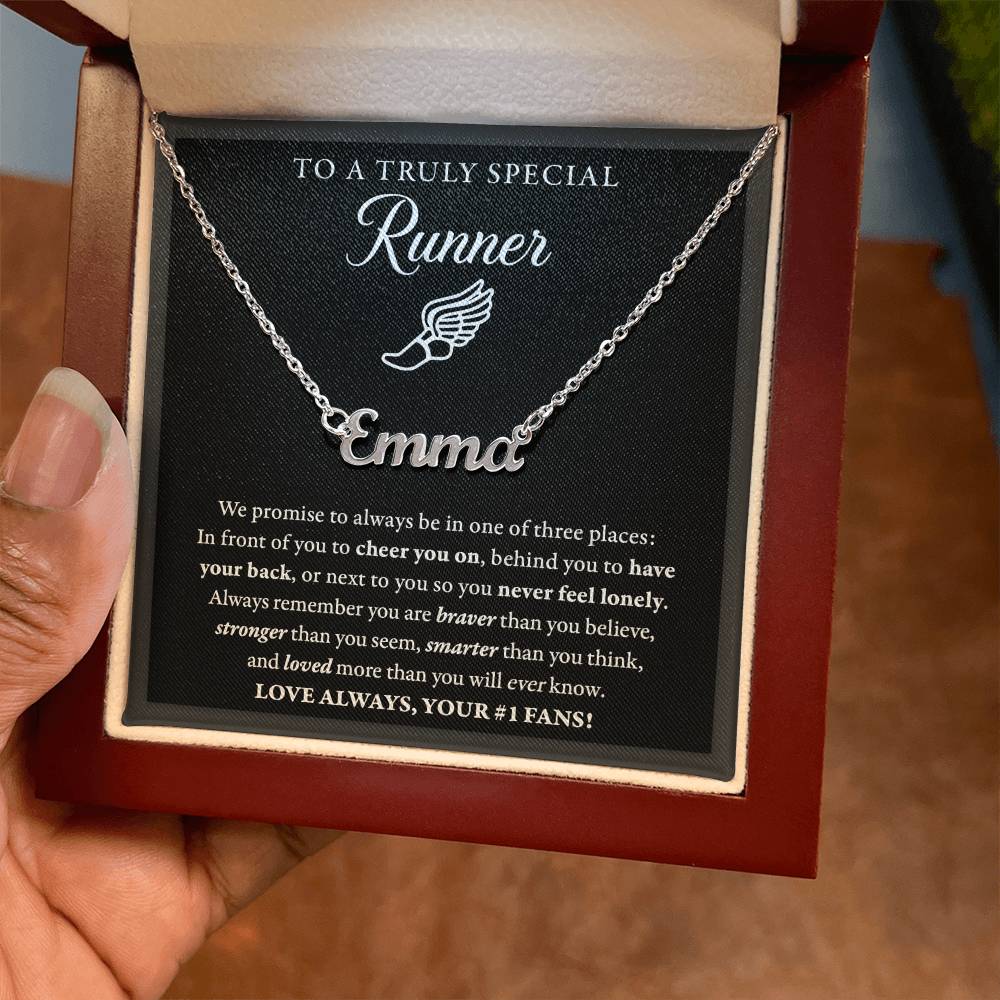 3 places (Plural) - Name Necklace - Runner