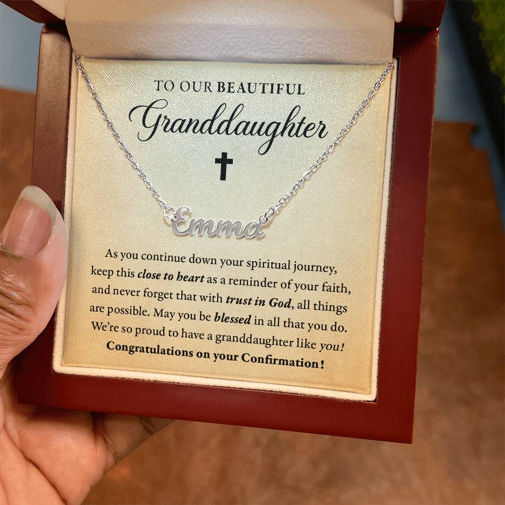 Religious - Confirmation - Blessed in all you do - Our Granddaughter - Name