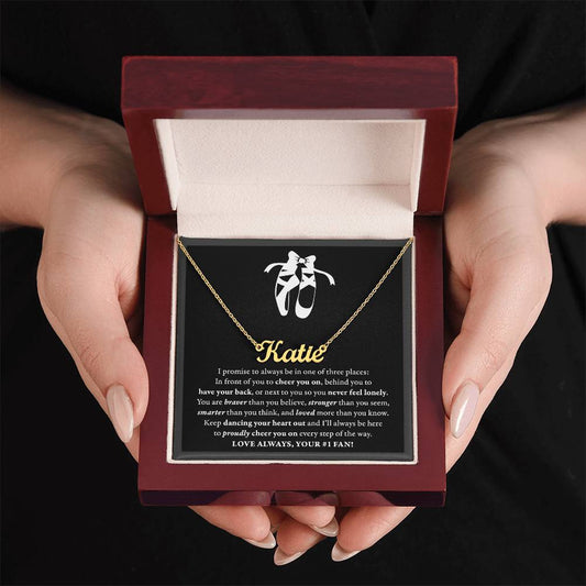 3 places - Name Necklace - Dance