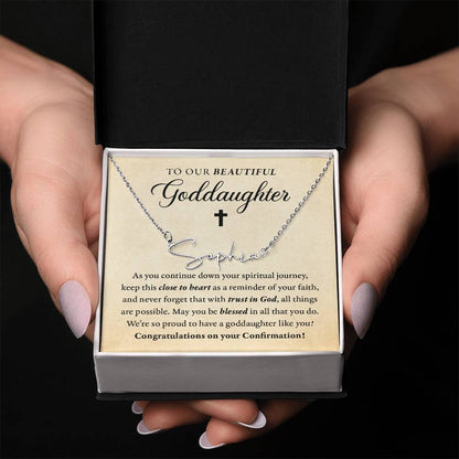 Religious - Confirmation - Blessed in all you do - Our goddaughter - SignedName