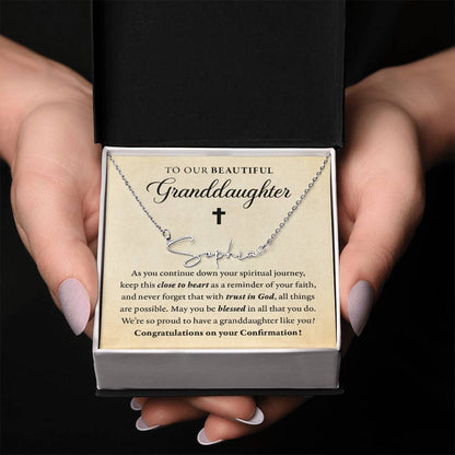 Religious - Confirmation - Blessed in all you do - Our Granddaughter - SignedName