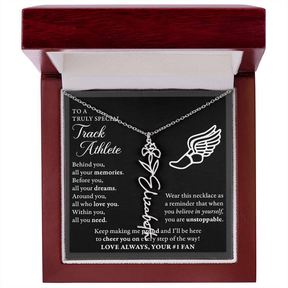 Track - Behind Unstoppable - Flower Name Necklace