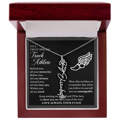 Track - Behind Unstoppable - Flower Name Necklace