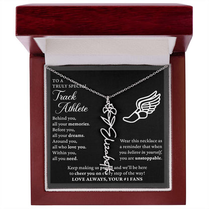 Track - Behind Unstoppable Plural - Flower Name Necklace