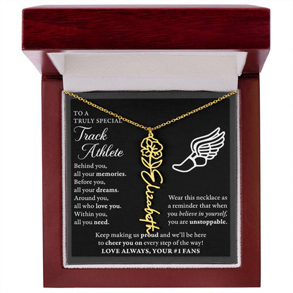 Track - Behind Unstoppable Plural - Flower Name Necklace