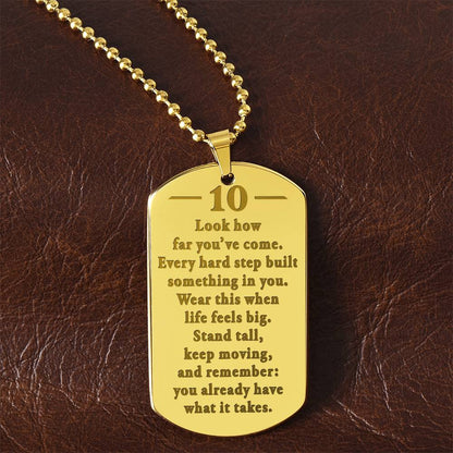 Birthday-10th-How-far-What-it-takes-EngDogNeck ETSY