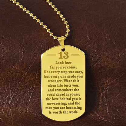 Birthday-13th-How-far-Man-becoming-EngDogNeck ETSY