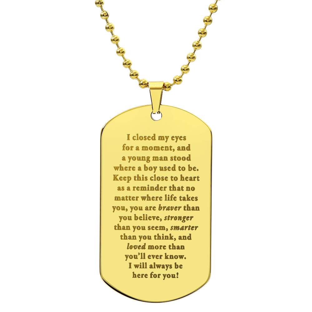 General-Any-YoungMan-Closed-eyes-Braver-Always-here-EngDogNeck Updated2025