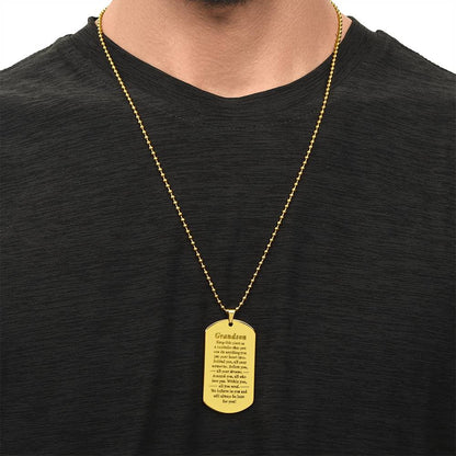 Do anything - Grandson Necklace