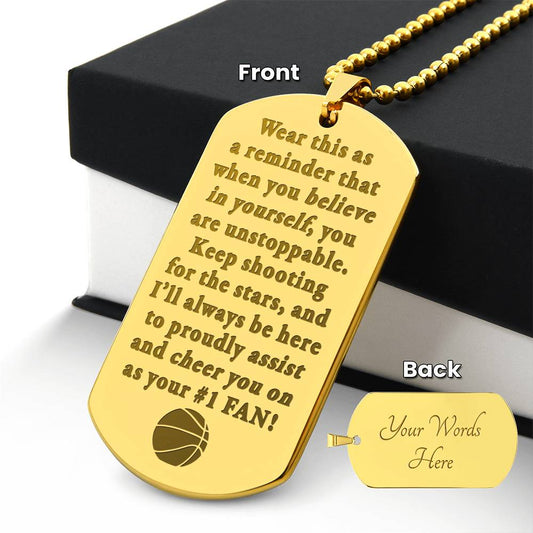 Unstoppable - Necklace - Basketball