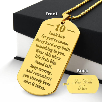 Birthday-10th-How-far-What-it-takes-EngDogNeck ETSY