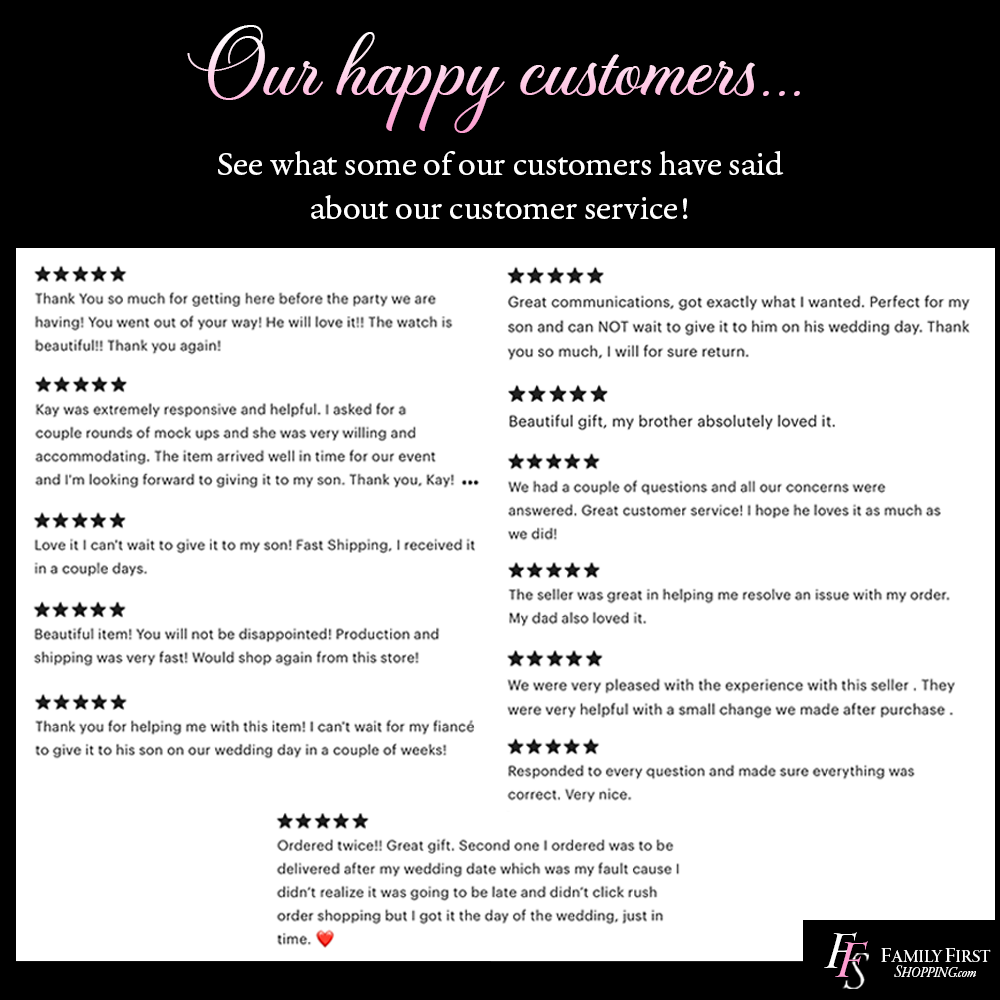 a black and white flyer with five stars on it