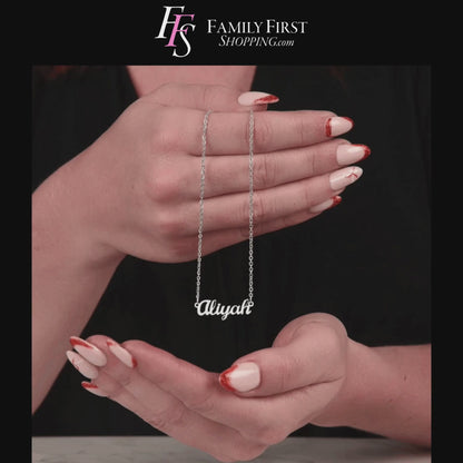 3 places (Plural) - Name Necklace - Runner