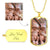 Photo upload dog tag necklace for Twins Jewelry ShineOn Fulfillment Military Chain (Silver) No 