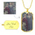 In Memorial Photo Upload Dog Tag Necklace Jewelry ShineOn Fulfillment Military Chain (Silver) No 